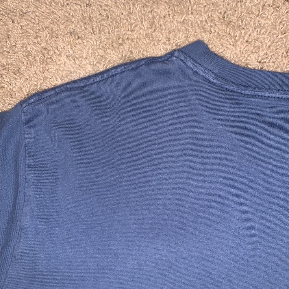 Men’s American Eagle Outfitters Blue Ombré Logo Short Sleeve T-Shirt Large - Picture 7 of 7